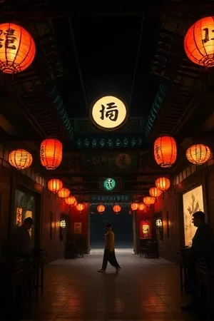 全能影视首屏主推影片《银河邮差》的深蓝色夜景海报